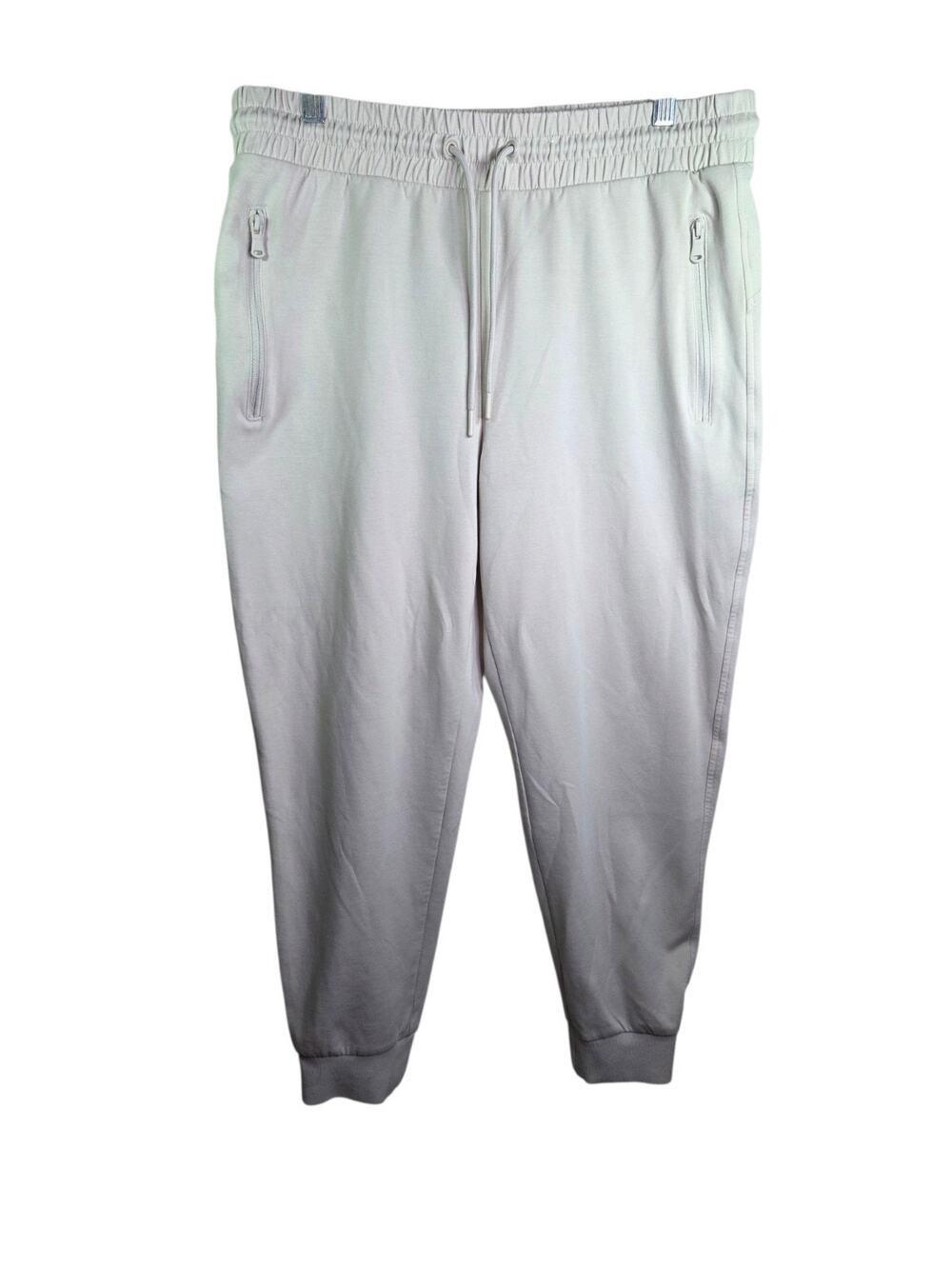 Old Navy Active Womens Large PowerSoft High Rise Joggers Full Length Beige